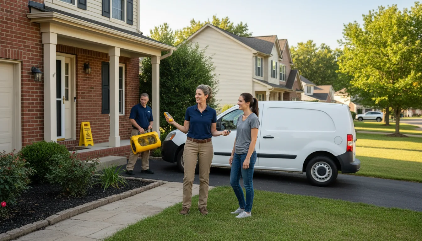 Water restoration image for Mold Remediation in Lapeer, MI